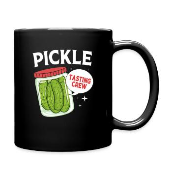 Essiggurke Gurke Gurken - Tasse einfarbig - Schwarz - Rechts