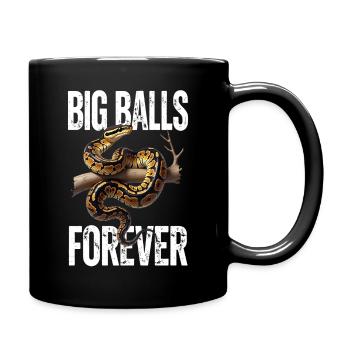 King Python Snakes Lover Terrarium Python - Full Colour Mug - black - Right