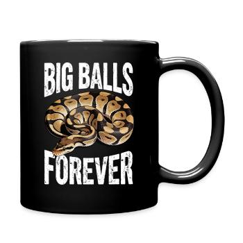 King Python Snakes Lover Terrarium Python - Full Colour Mug - black - Right