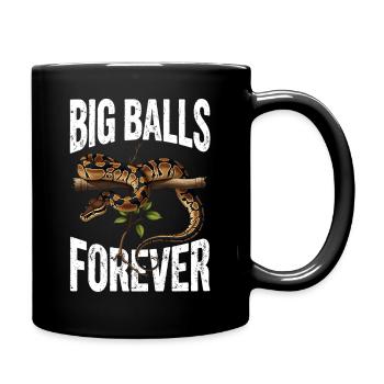 King Python Snakes Lover Terrarium Python - Full Colour Mug - black - Right