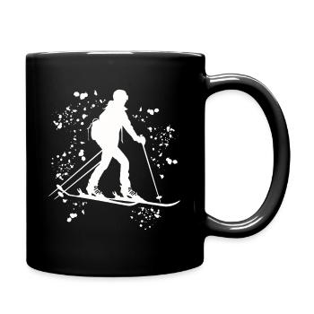 Alpine skier Winter sports Ski touring - Full Colour Mug - black - Right