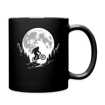 Bigfoot Mountainbiking - Tasse einfarbig - Schwarz - Rechts