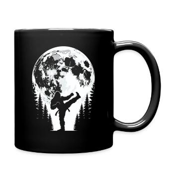 Bigfoot Karate Moon - Full Colour Mug - black - Right