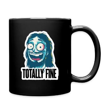 Totalement d’accord, ça me va mec - Mug uni - noir - Droite