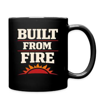 Healing Journey to Transform Inner Strength - Full Colour Mug - black - Right
