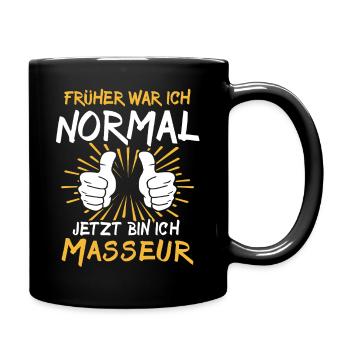Masseur Saying - Full Colour Mug - black - Right