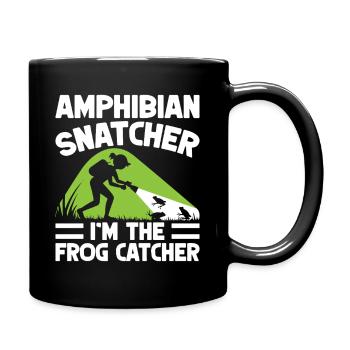 Frog Catcher Amphibian Snatcher Frog - Tasse einfarbig - Schwarz - Rechts