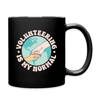 Volunteer Appreciation Is My Normal Volunteer - Full Colour Mug - black - Right