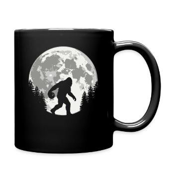Bigfoot Bowling - Tasse einfarbig - Schwarz - Rechts