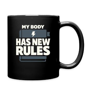 Perimenopause Humor Perimenopause - Tasse einfarbig - Schwarz - Rechts