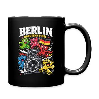 Berlin Hardtekk Tekke East Germany - Full Colour Mug - black - Right