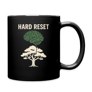 Détox numérique proche de la nature - Mug uni - noir - Droite