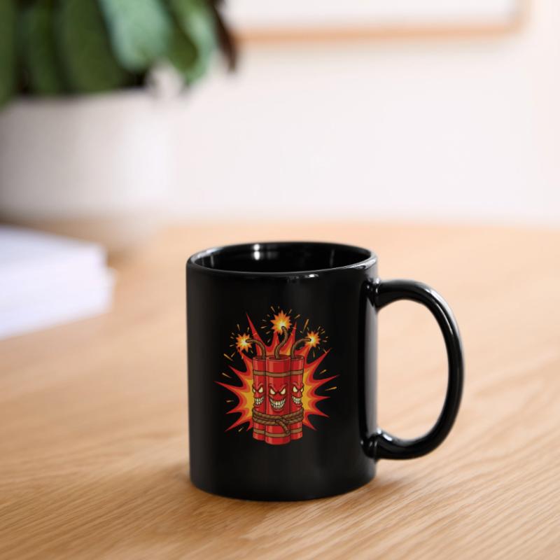 Exploding Dynamite Art Full Colour Mug