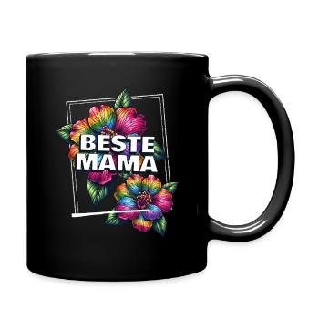 Cadeau de la fête des mères pour les meilleures fleurs de maman - Mug uni - noir - Droite