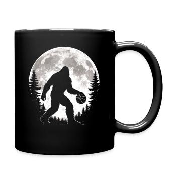 Bigfoot Basketball Player - Full Colour Mug - black - Right