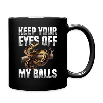 King Python Snakes Lover Terrarium Python - Full Colour Mug - black - Right