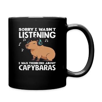 Wasn't it sweet to listen when it came to - Full Colour Mug - black - Right