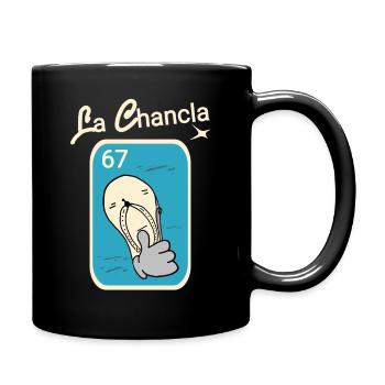 Celebrate Mexican culture with funny schuh - Full Colour Mug - black - Right