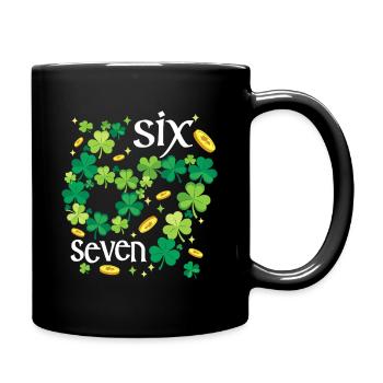 Ireland Irish Shamrock St. Patricks Day 6 7 Memes - Full Colour Mug - black - Right