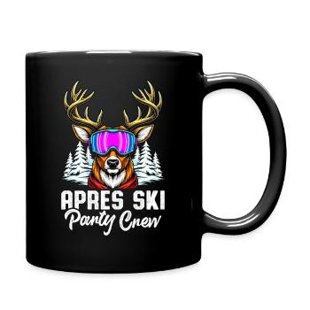Apres Ski Party Crew - Tasse einfarbig - Schwarz - Rechts