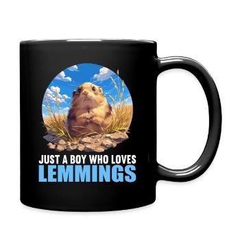 Lemmings Lemming - Full Colour Mug - black - Right
