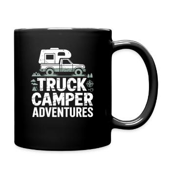 Camping-car tout-terrain Truck Camper Adventures - Mug uni - noir - Droite