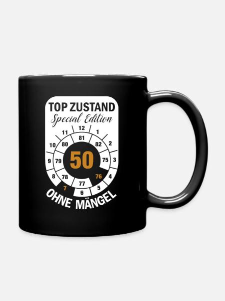 Top Zustand Spezial Edition  50 Jahre 1976 Juli - Tasse einfarbig - Schwarz