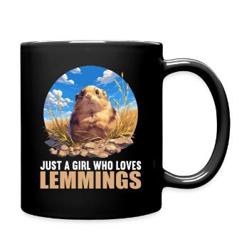 Lemmings Lemming - Full Colour Mug - black - Right