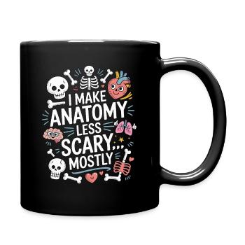 PT Educator I Make Anatomy Less Physiotherapy - Tasse einfarbig - Schwarz - Rechts