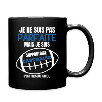 Supporter Rugby Castraise Humour - Full Colour Mug - black - Right