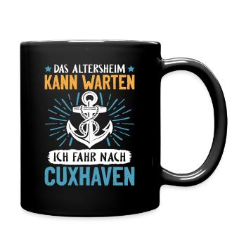 Papi MAISON DE RETRAITE PEUT ATTENDRE, JE VAIS - Mug uni - noir - Droite