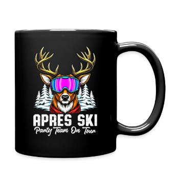 L'équipe d'Apres Ski Party en tournée - Mug uni - noir - Droite