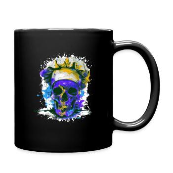 Chef Crâne - Mug uni - noir - Droite
