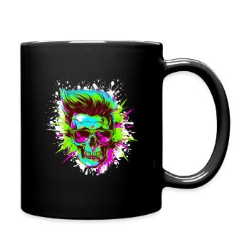 Techno Skull Party - Mug uni - noir - Droite