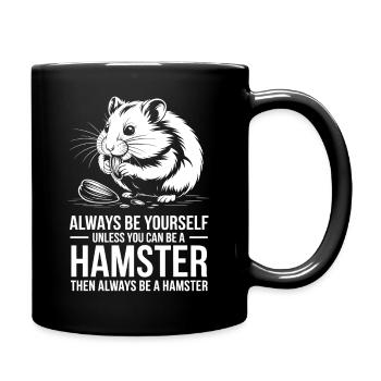 Dictons de hamster Cadeau drôle de hamster - Mug uni - noir - Droite