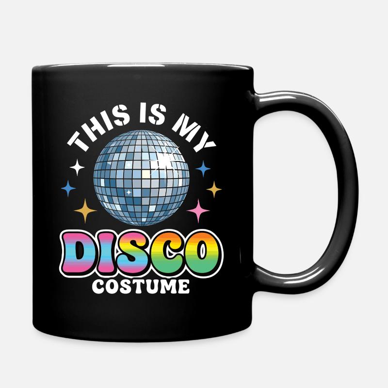 This Is My Disco Costume Disco Kugel - Tasse einfarbig - Schwarz