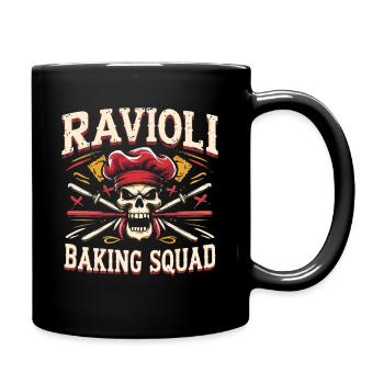 Équipe de Boulangerie Ravioli - Mug uni - noir - Droite
