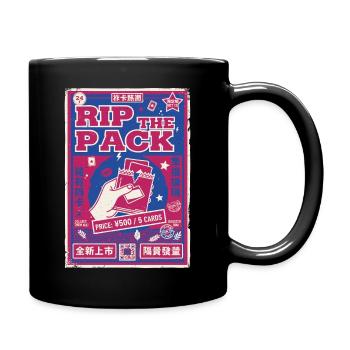 Rip The Pack Sammelkarten-Booster-Pack Legendär - Tasse einfarbig - Schwarz - Rechts