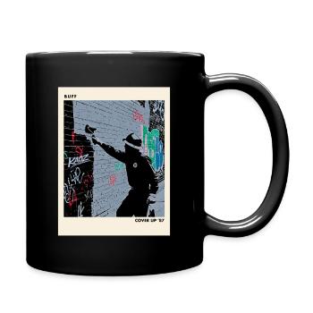 Cover Up Graffiti 87 Street Art Poster - Full Colour Mug - black - Right