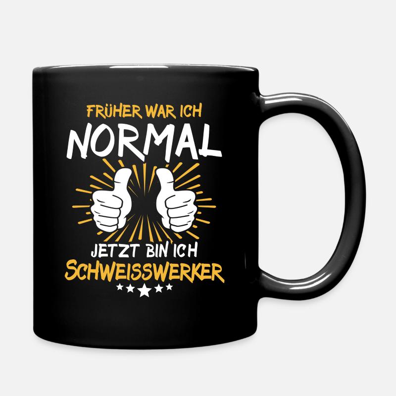 Dit d’ouvrier en soudage - Mug uni - noir