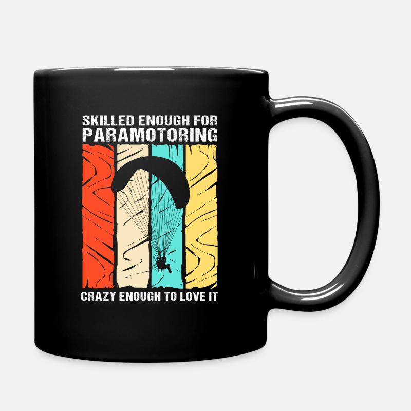 Gleitschirm Gleitschirmflieger Parapendio - Tazza monocolore - nero