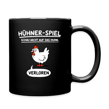 Chicken Game Don't Look at the Chicken Lost - Full Colour Mug - black - Right