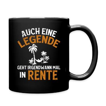 Don de pension Homme femme retraitée retraite Drôle - Mug uni - noir - Droite