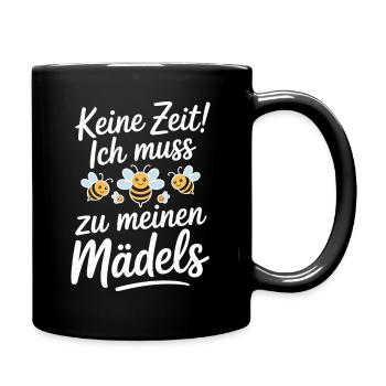 Bee No Time Girls apicultrice qui dit abeilles mellifères - Mug uni - noir - Droite