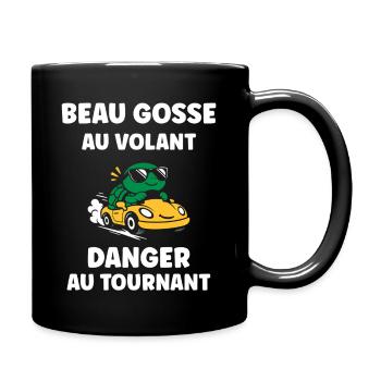 Humour j'ai mon permis de conduire - Mug uni - noir - Droite