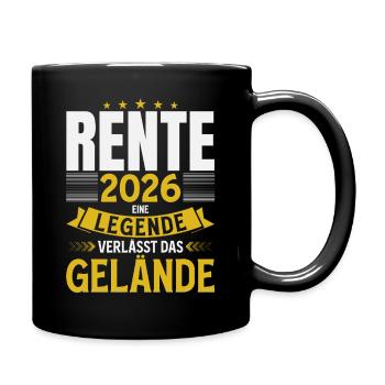 Pension Gift Man Retraite retraite 2026 Drôle - Mug uni - noir - Droite