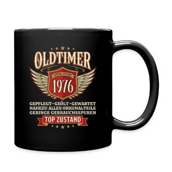 Voiture vintage 1976 - Cadeau d’anniversaire pour le 50e anniversaire - Mug uni - noir - Droite
