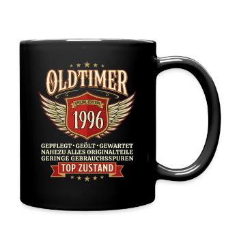 Voiture vintage 1996 - Cadeau d’anniversaire pour le 30e anniversaire - Mug uni - noir - Droite