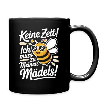 Bee No Time Girls apicultrice qui dit abeilles mellifères - Mug uni - noir - Droite