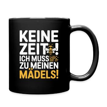 Bee No Time Girls apicultrice qui dit abeilles mellifères - Mug uni - noir - Droite